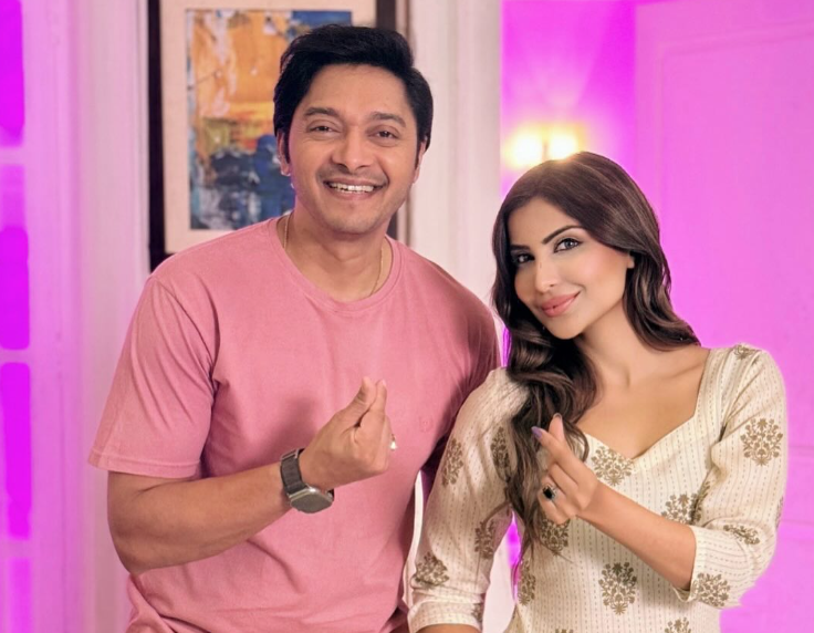 Sana Sultan Khan with an Indian Actor Shreyash Talpade Sana Sultan Khan with an Indian Actor Shreyash Talpade